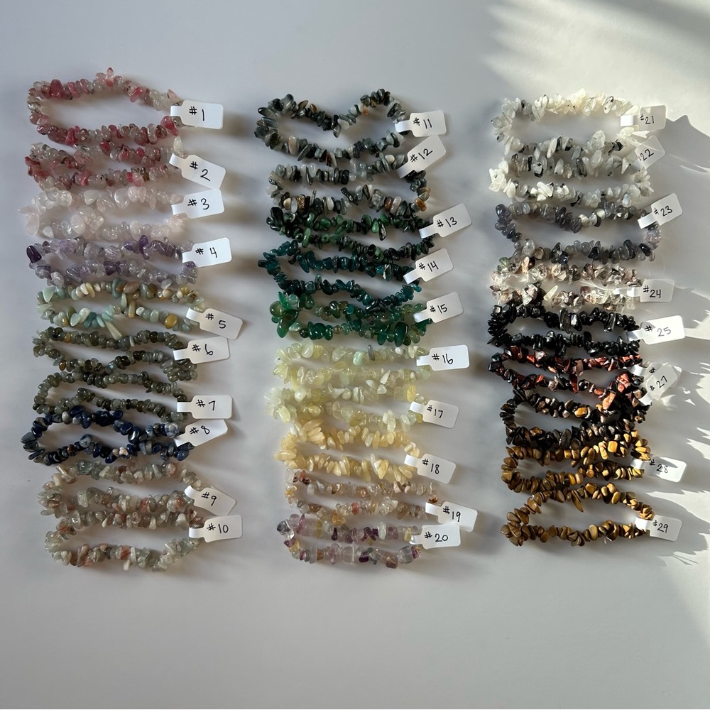 💖Crystal Chips Bracelet